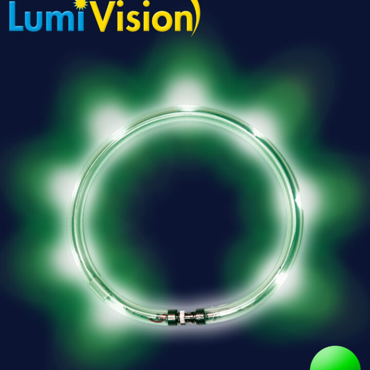Lumivision Leuchthalsband grün